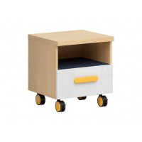 Тумба KTN1S Wesker BRW бежевий/білий