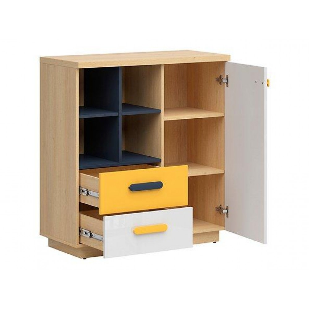 Комод KOM1D2S Wesker BRW бежевий/білий