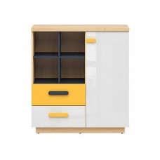 Комод KOM1D2S Wesker BRW бежевий/білий