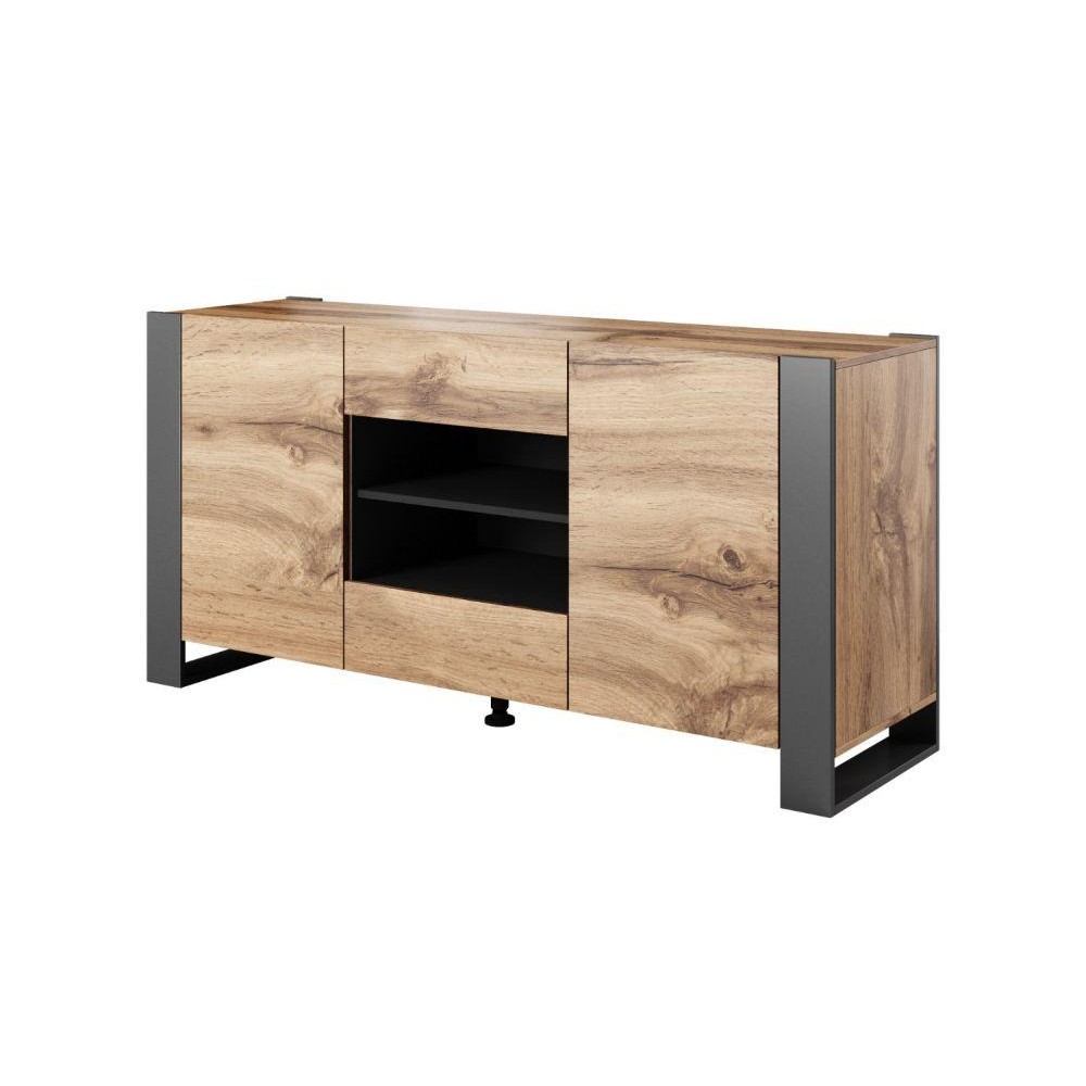 Комод WOOD Cama бежевый/черный