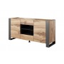 Комод WOOD Cama бежевый/черный