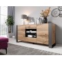 Комод WOOD Cama бежевый/черный