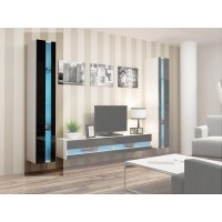 Витрина VIGO NEW Cama белый/черный