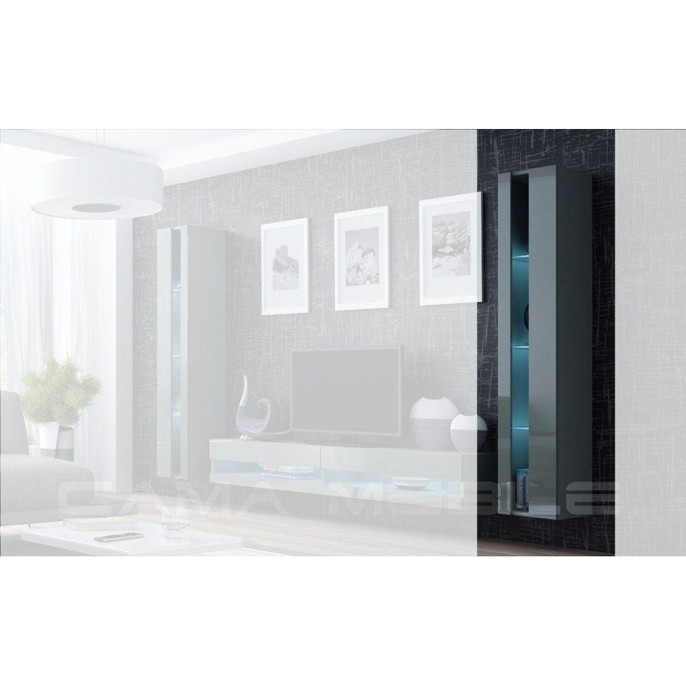 Витрина VIGO NEW Cama серый