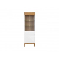 Вітрина KIOTO REG1D1W BRW бежевий/білий