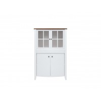 Вітрина KALIO REG2D2W1S BRW білий/коричневий