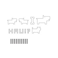 Набір наклейок на фасади HAU Graphic BRW білий