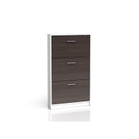 Тумба для взуття SFB3K Nepo BRW білий/коричневий