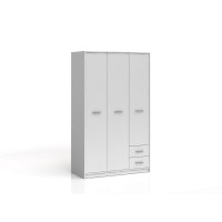 Шкаф SZF3D2S Nepo BRW белый