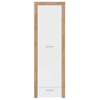 Пенал REG1D1S BALDER BRW бежевый/белый