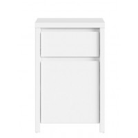 Тумба KOM1D1SP KASPIAN BRW белый