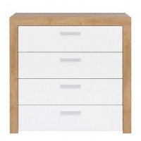 Комод KOM4S BALDER BRW бежевий/білий