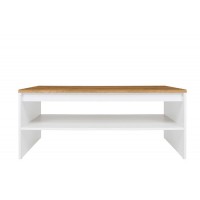 Журнальный столик LAW/110 HOLTEN BRW бежевый/белый