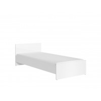 Ліжко LOZ/90 Ringo 90x200 BRW білий