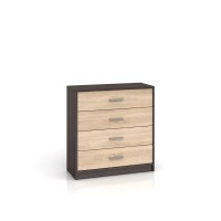 Комод KOM4S Nepo BRW коричневий/бежевий