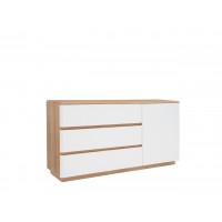 Комод KOM1D3S Braga BRW бежевий/білий