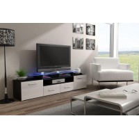 Тумба під ТВ EVORA Cama білий/коричневий