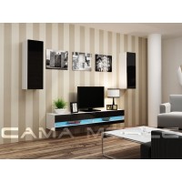 Гостиная стенка Vigo NEW 10 Cama белый/черный