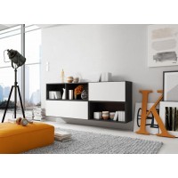Гостиная стенка ROCO 16 Cama черный/белый