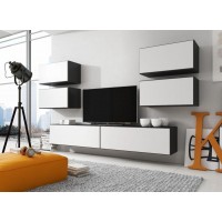 Гостиная стенка ROCO 2 Cama черный/белый
