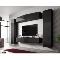 Гостиная стенка VIGO SLANT 7 Cama черный