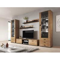 Гостиная стенка SOHO 4 Cama бежевый/черный