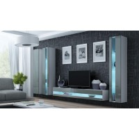 Вітальня Vigo NEW 6 Cama білий/сірий