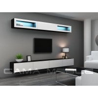 Гостиная стенка Vigo 11 Cama черный/белый