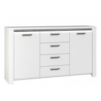 Комод BUGK231B-C638 BRUGIA Forte білий/графітовий