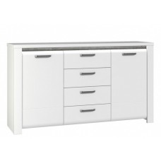 Комод BUGK231B-C638 BRUGIA Forte білий/графітовий