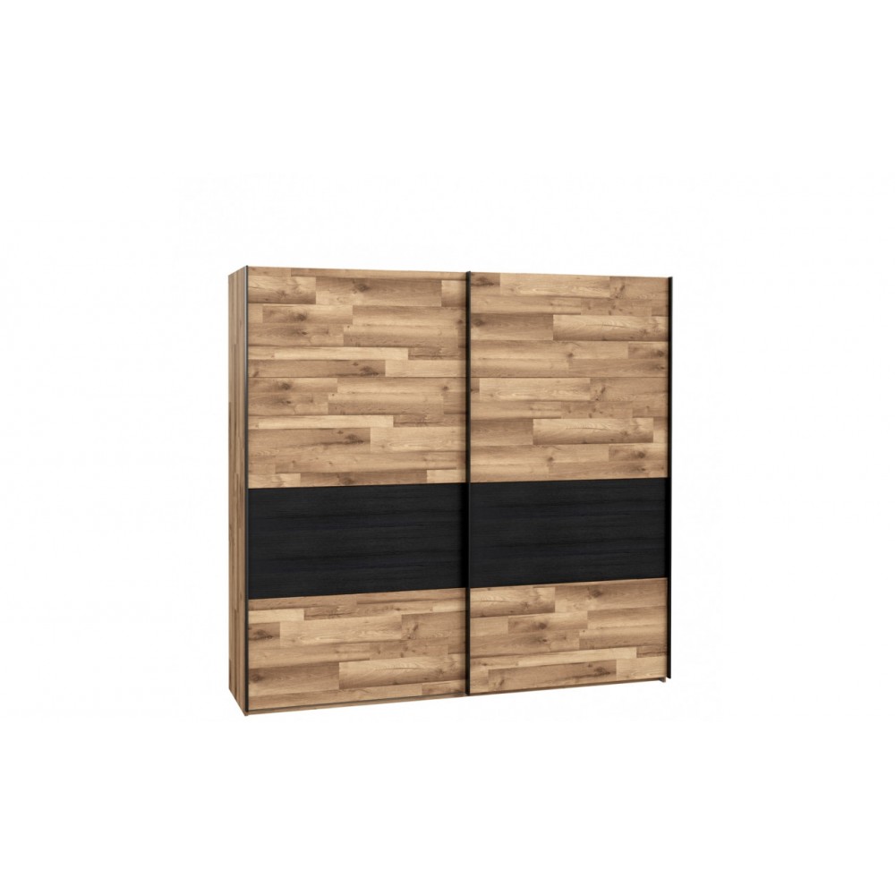 Шкаф-купе RCQS92411-C795 JAKOBINA Forte коричневый/черный