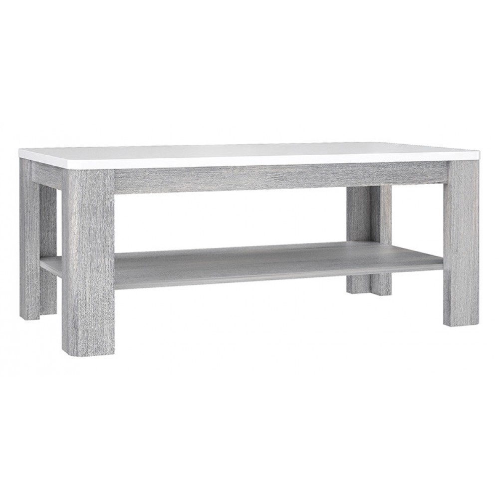 Журнальний столик FLOT12-C469 TOMASSO Forte білий/сірий