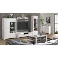 Вітальня BRUGIA 2 Forte білий/графітовий