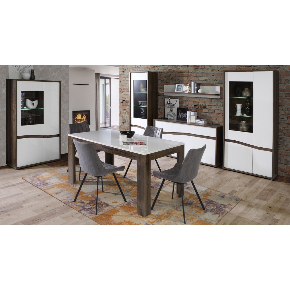 Комод WHSK231-C104 WHITE SEA Forte білий/коричневий