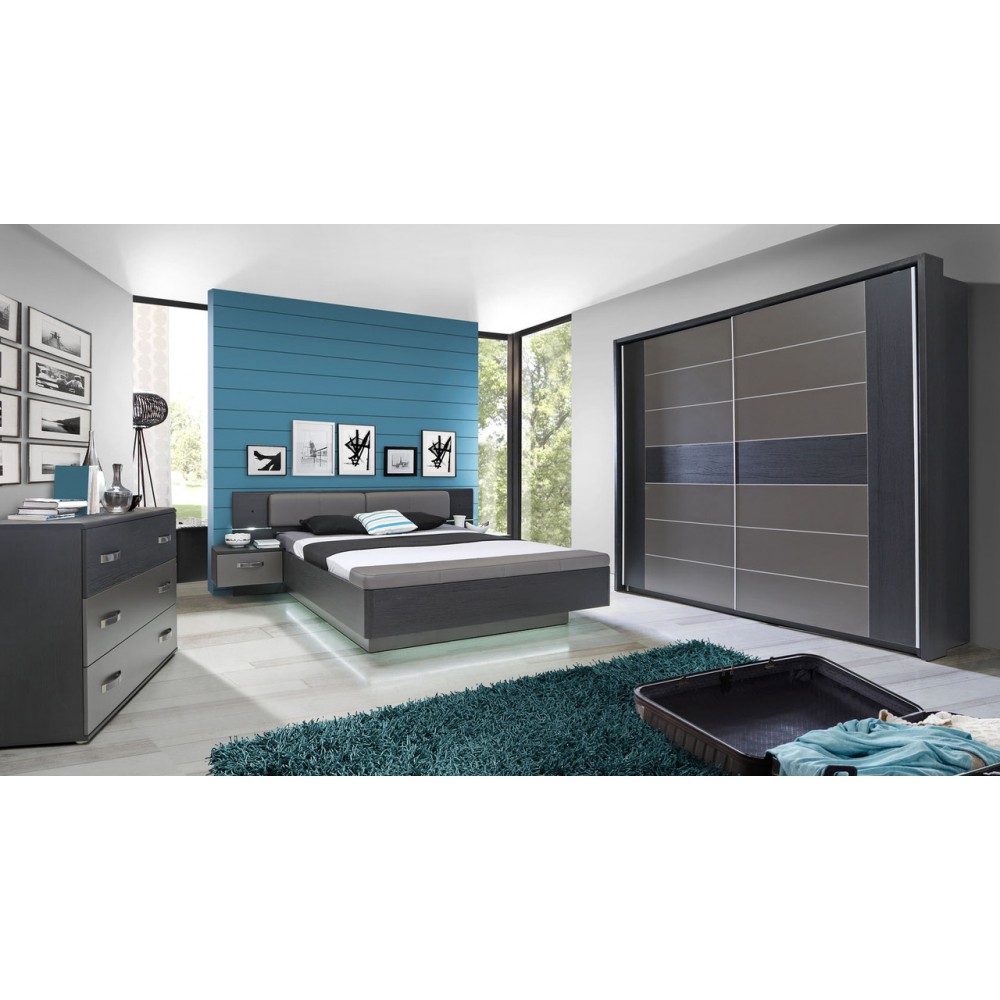 Комод DLCK211-N39 DOLCE Forte графитовый/черный