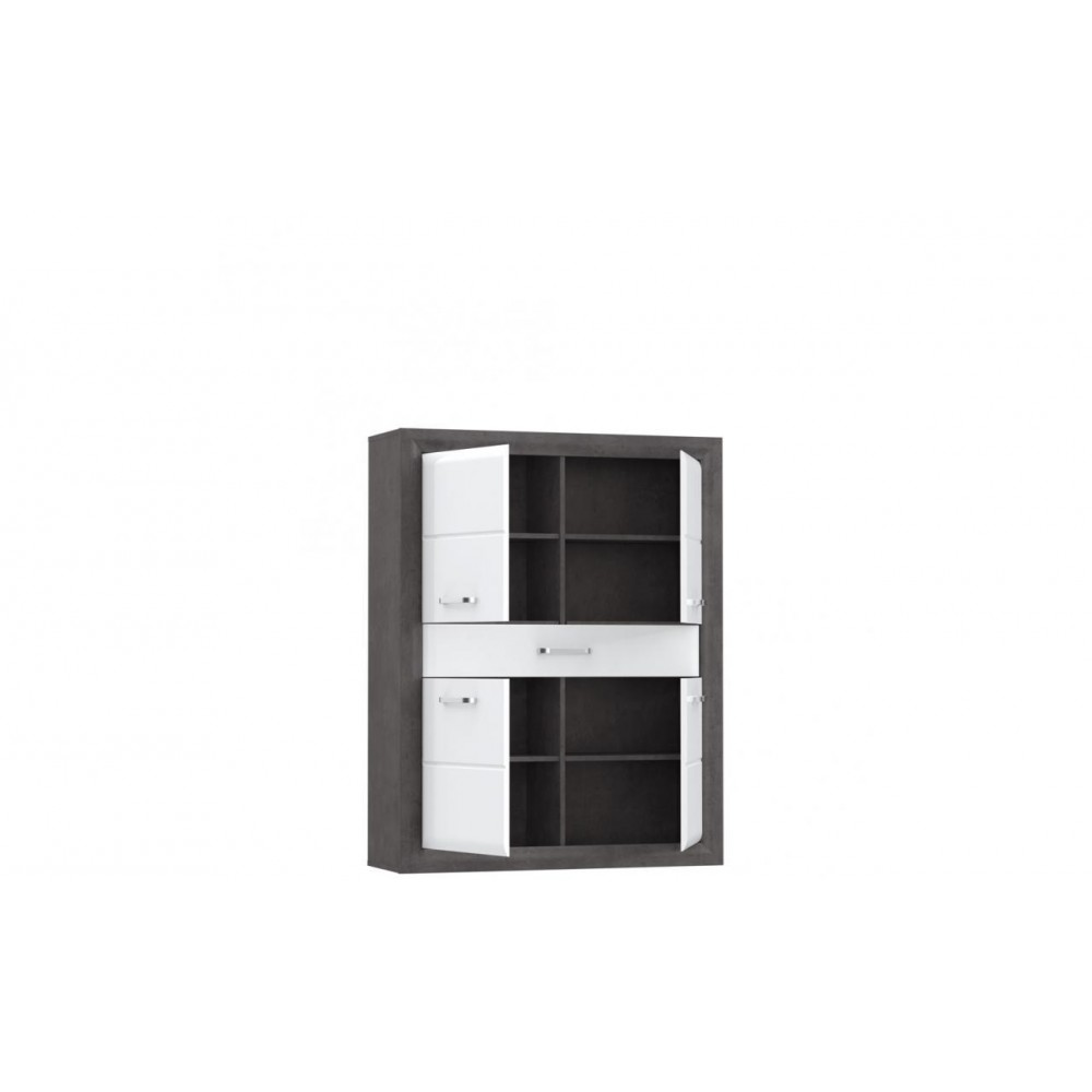 Комод ENXK421-C275 LENNOX NEW Forte белый/графитовый
