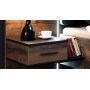 Кровать BLQL161B-N09 BELLEVUE Forte коричневый/черный
