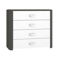 Комод HEYK211-C230 HEY Forte белый/графитовый
