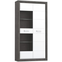 Витрина ENXV721L-C275 LENNOX NEW Forte белый/графитовый