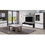 Витрина WHSV621L-C104 WHITE SEA Forte бежевый/белый