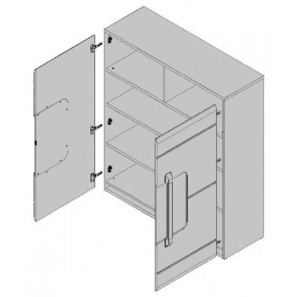 Комод ATNK52B-P50 ATTENTION Forte бежевий/білий