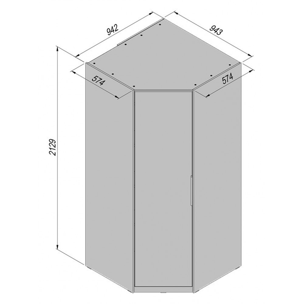Шкаф CDXS91-C04 CADIXO Forte белый