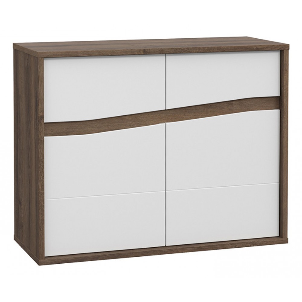 Комод WHSK221-C104 WHITE SEA Forte білий/коричневий
