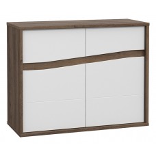 Комод WHSK221-C104 WHITE SEA Forte белый/коричневый