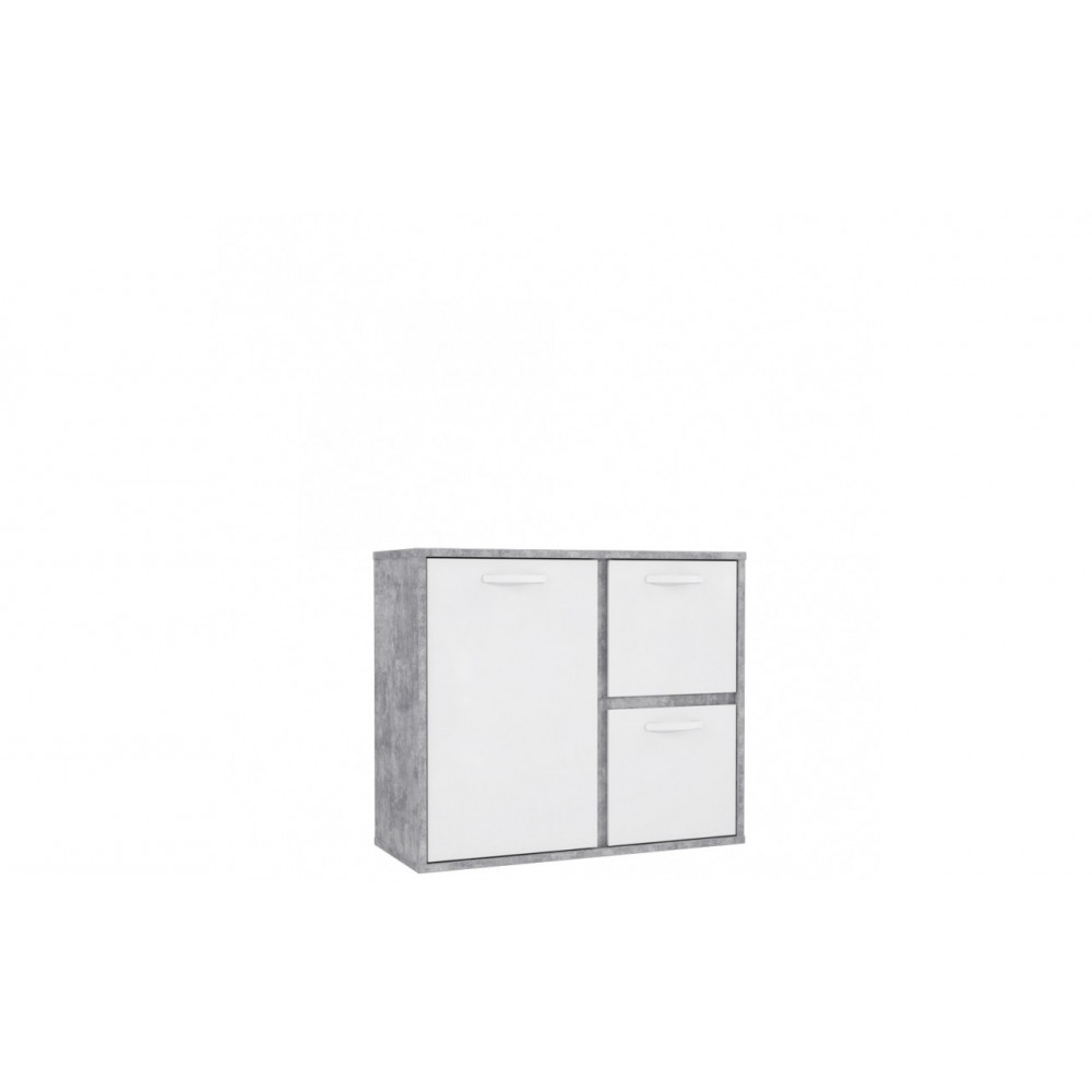 Комод CNMK221-C273 CANMORE Forte білий/сірий