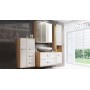 Тумба DCTH34L-Q34 DUCATO Forte бежевый/белый