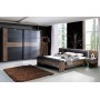 Кровать BLQL161B-N09 BELLEVUE Forte коричневый/черный