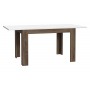 Стол TMST142-M156 WHITE SEA Forte белый/коричневый
