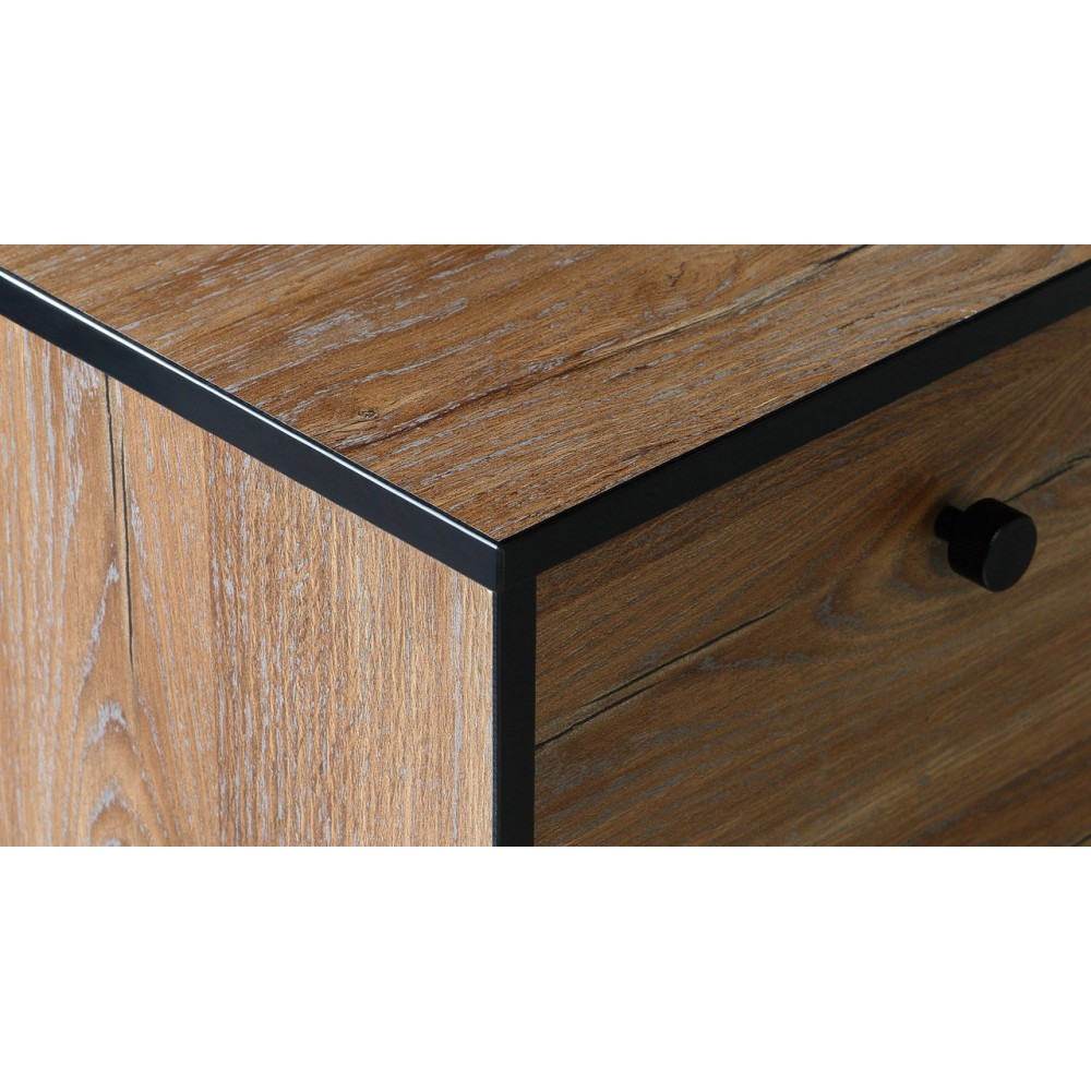 Комод SEWK242-M115 SEWILL Forte бежевий/чорний