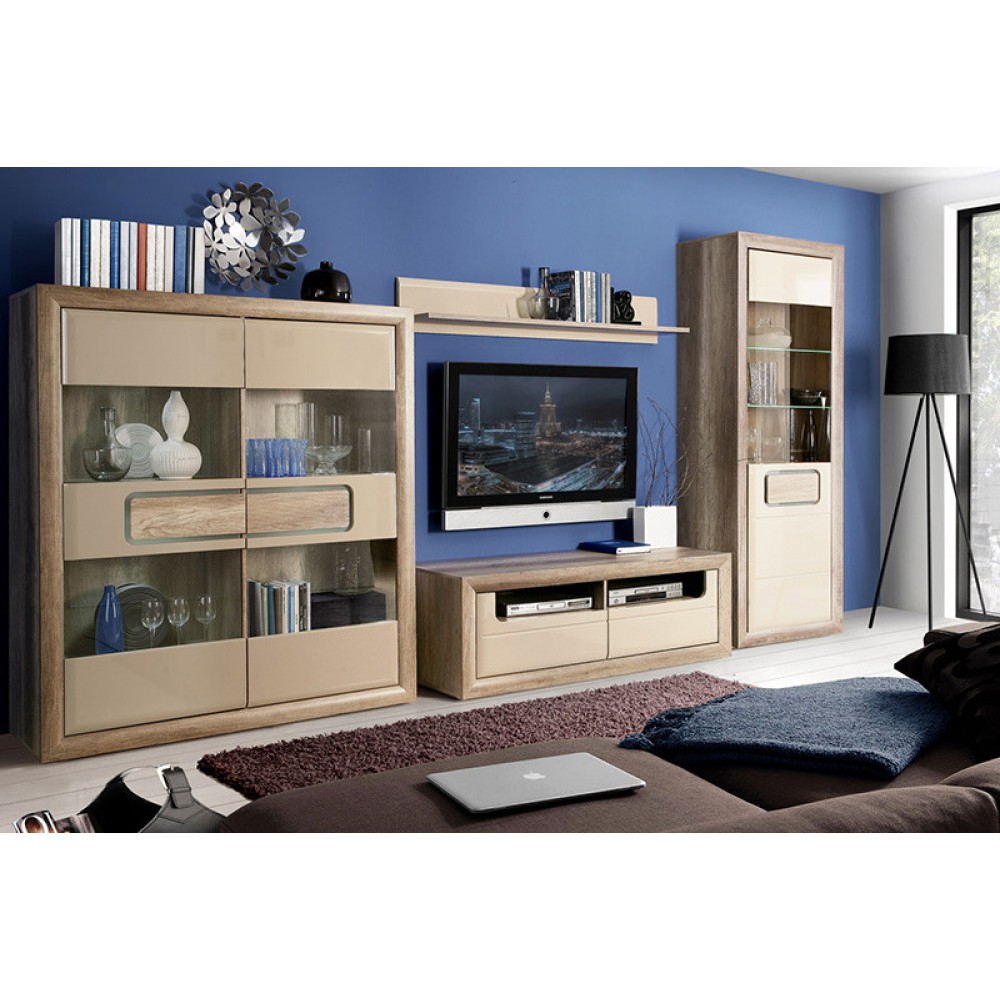 Гостиная стенка TIZIANO Forte бежевый